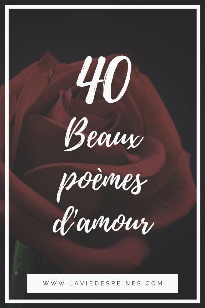 40 Beaux Poemes D Amour La Vie Des Reines