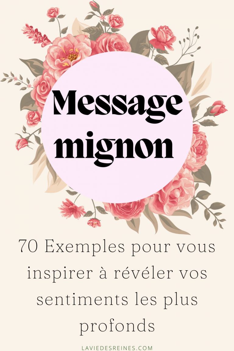Message mignon : 70 Exemples pour vous inspirer à révéler vos ...
