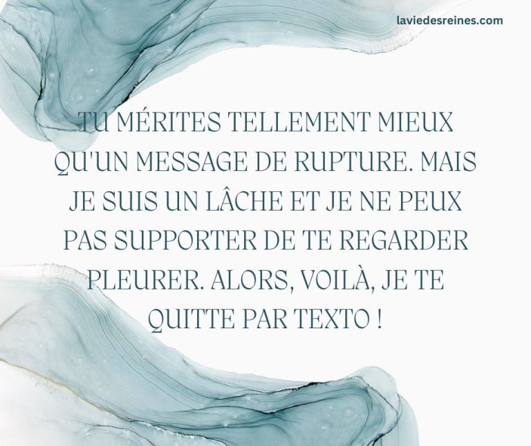 Bien choisir un message de rupture : 80 Textes touchants