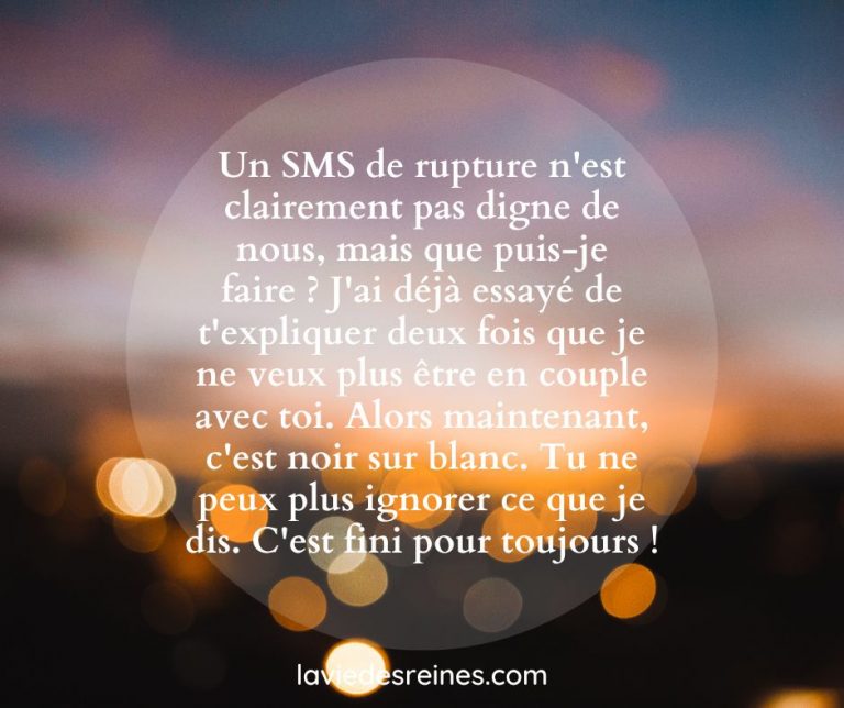 Bien choisir un message de rupture : 80 Textes touchants