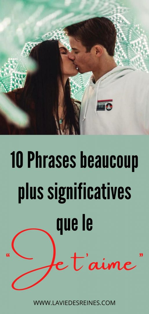 Phrases Beaucoup Plus Significatives Que Le Je T Aime Standard