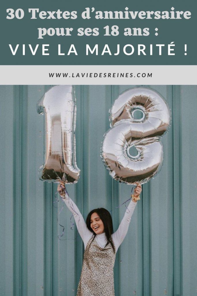 Message Pour Anniversaire 18 Ans