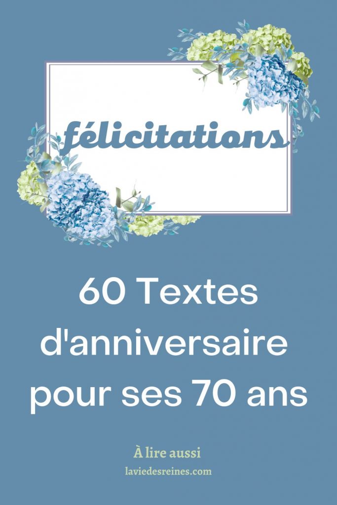 60 Textes d'anniversaire pour ses 70 ans : félicitations !