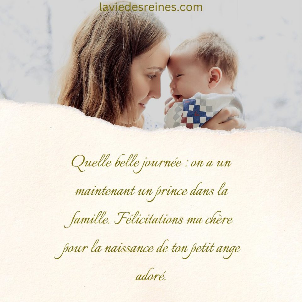 Félicitations pour la naissance d
