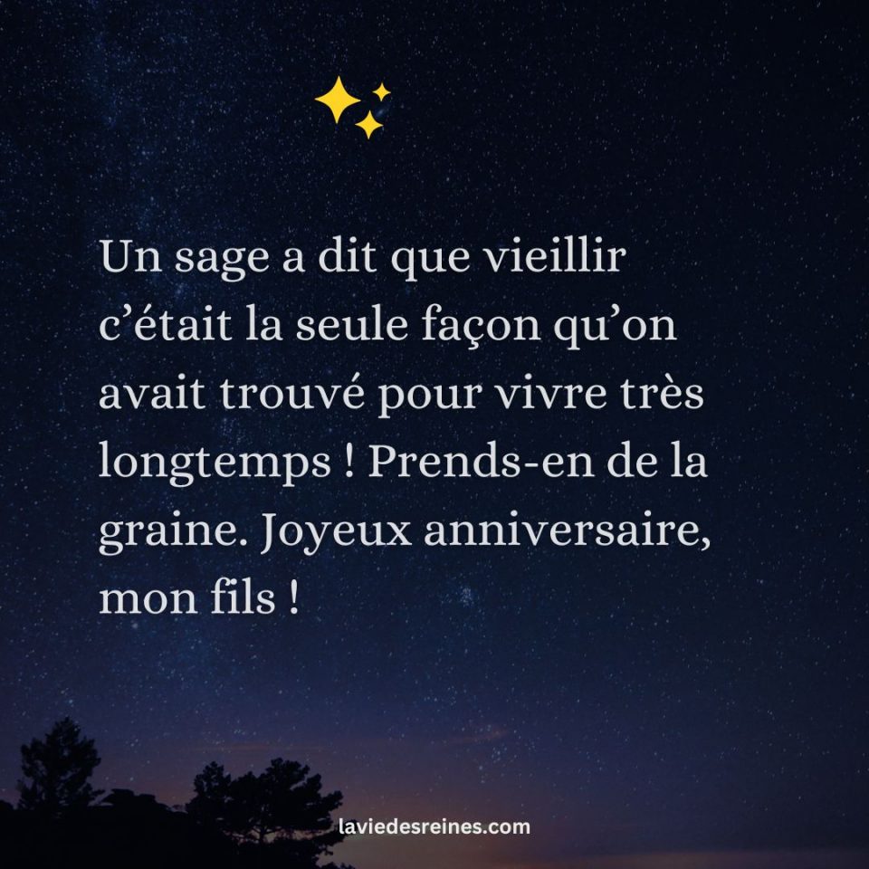 Texte Anniversaire à Un Fils
