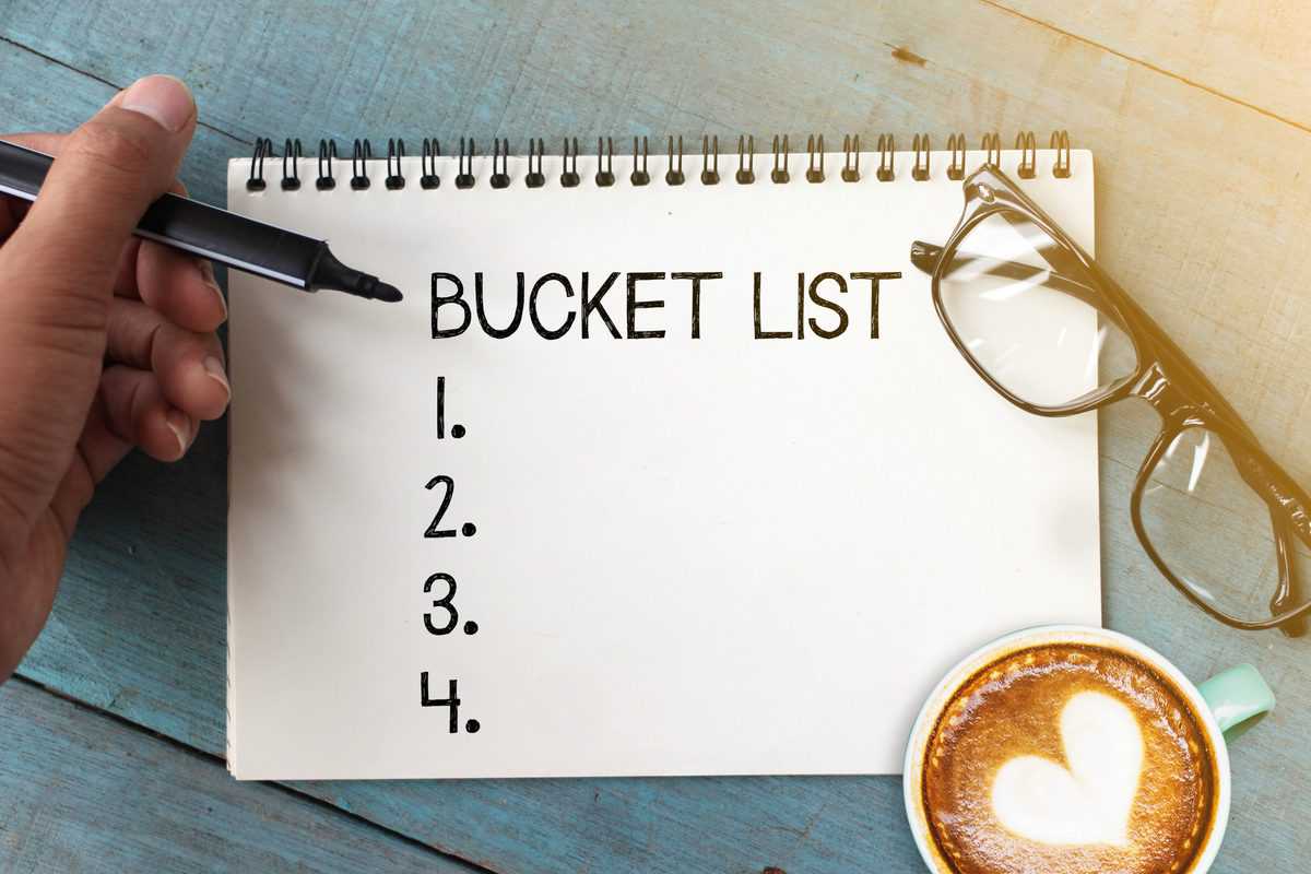 Bucket list : les 101 Choses les plus importantes à faire avant de mourir