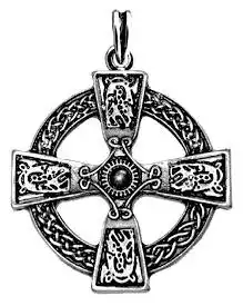 Pendentif croix celtique en argent sterling 925
