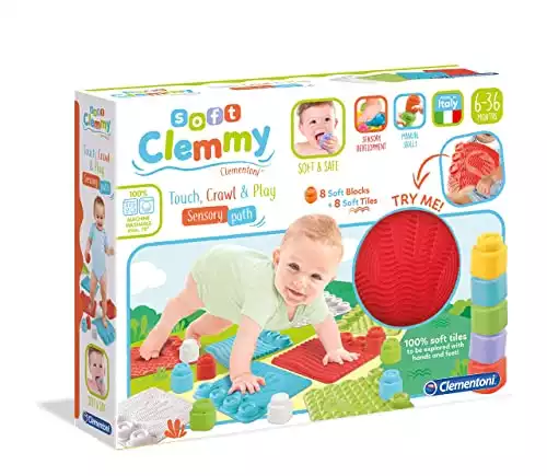 Clementoni- Soft Sensoriels Clemmy-Tapis d'éveil pour bébé