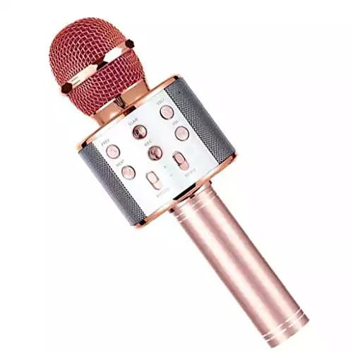 TOSSPER Microphone sans Karaoké