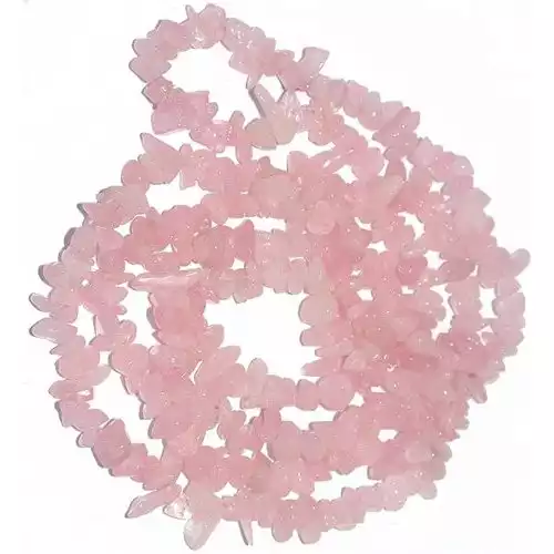 Quartz Perles Rose Chips 5mm-8mm Longue Fils De De 180+