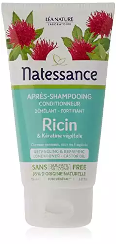 Natessance Capillaire Après-shampooing Conditionneur À L'huile de Ricin et Kératine Végétale 150 ml