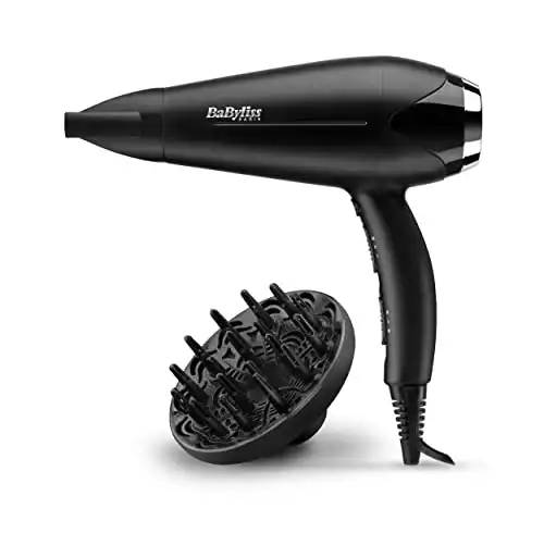 BaByliss Sèche-cheveux Turbo Smooth 2200 avec Technologie Ionique et Céramique