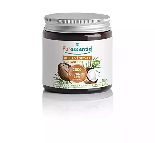 Puressentiel - Huile de Coco Bio - Soin Visage, Corps et Cheveux - 100 ml
