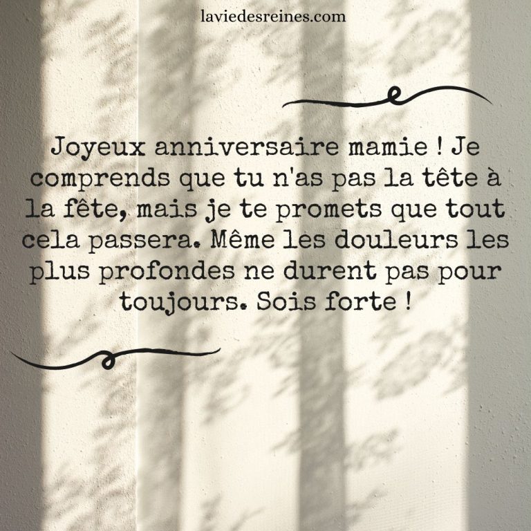 Joyeux anniversaire mamie 77 Messages touchants pour votre deuxième maman