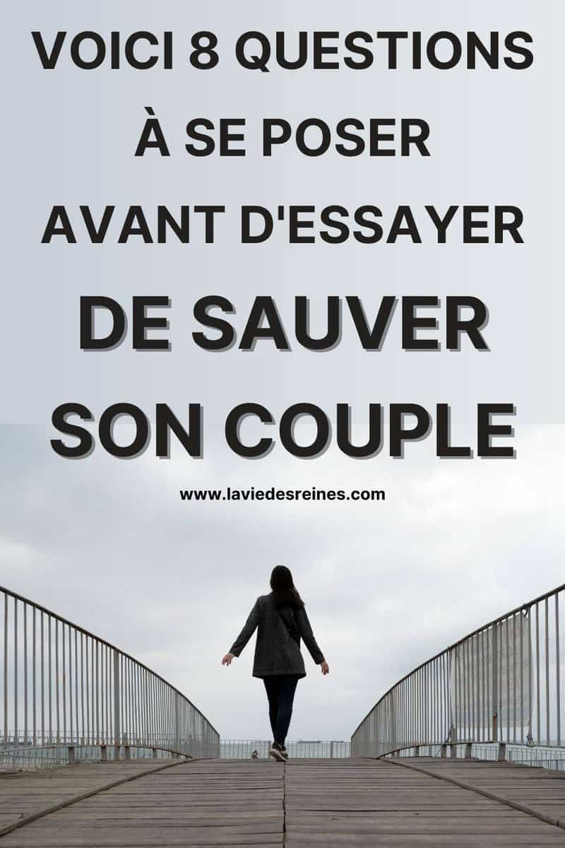 essayer de sauver son couple