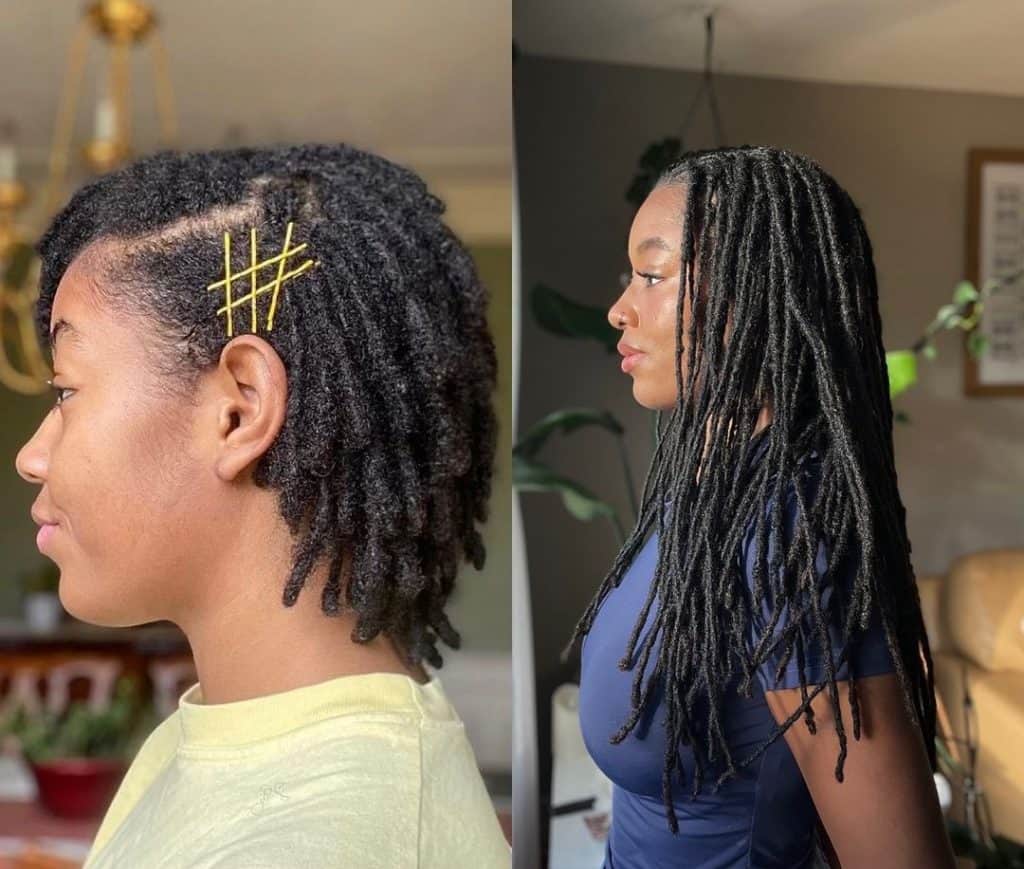 before after long short dreadlocks