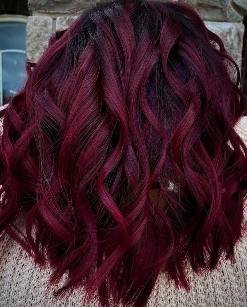 Burgundy Red Hair