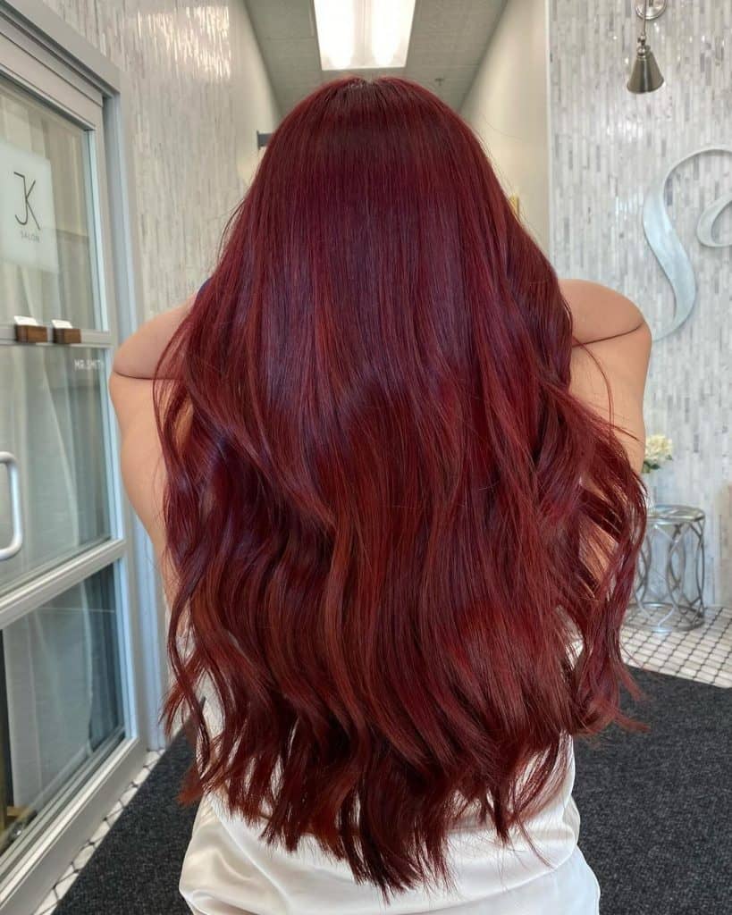 cherry red back