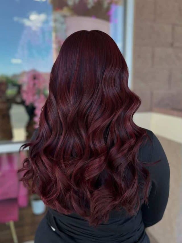 burgundy hair color