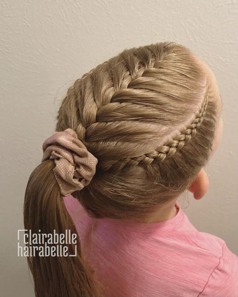 High ponytail style .......#lacebraids #frenchbraid #dutchbraids #littlegirlhairstyles #littlegirlbraids #highponytail #schoolhairstyles #hairinspiration #hairstylesforgirls #hairstylesforschool #clairabelle_hairab