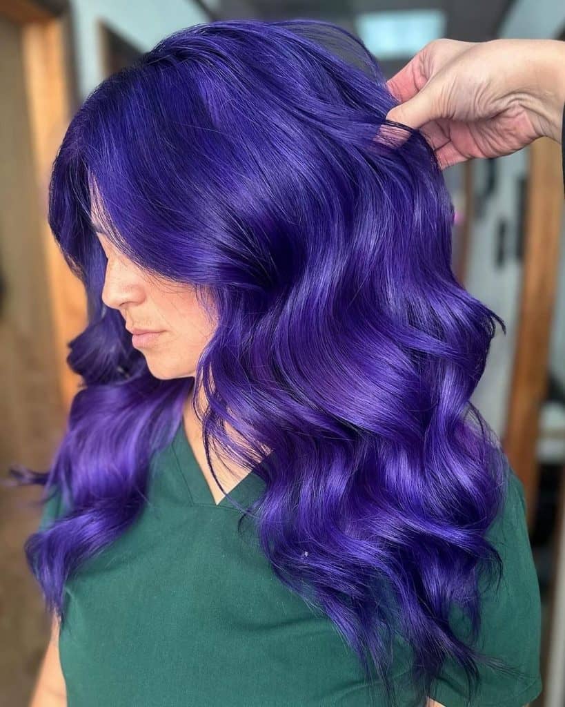 ROYAL PURPLE swooning over this GORGEOUS rich purple hue by PRAVANA Global Artistic Mentor