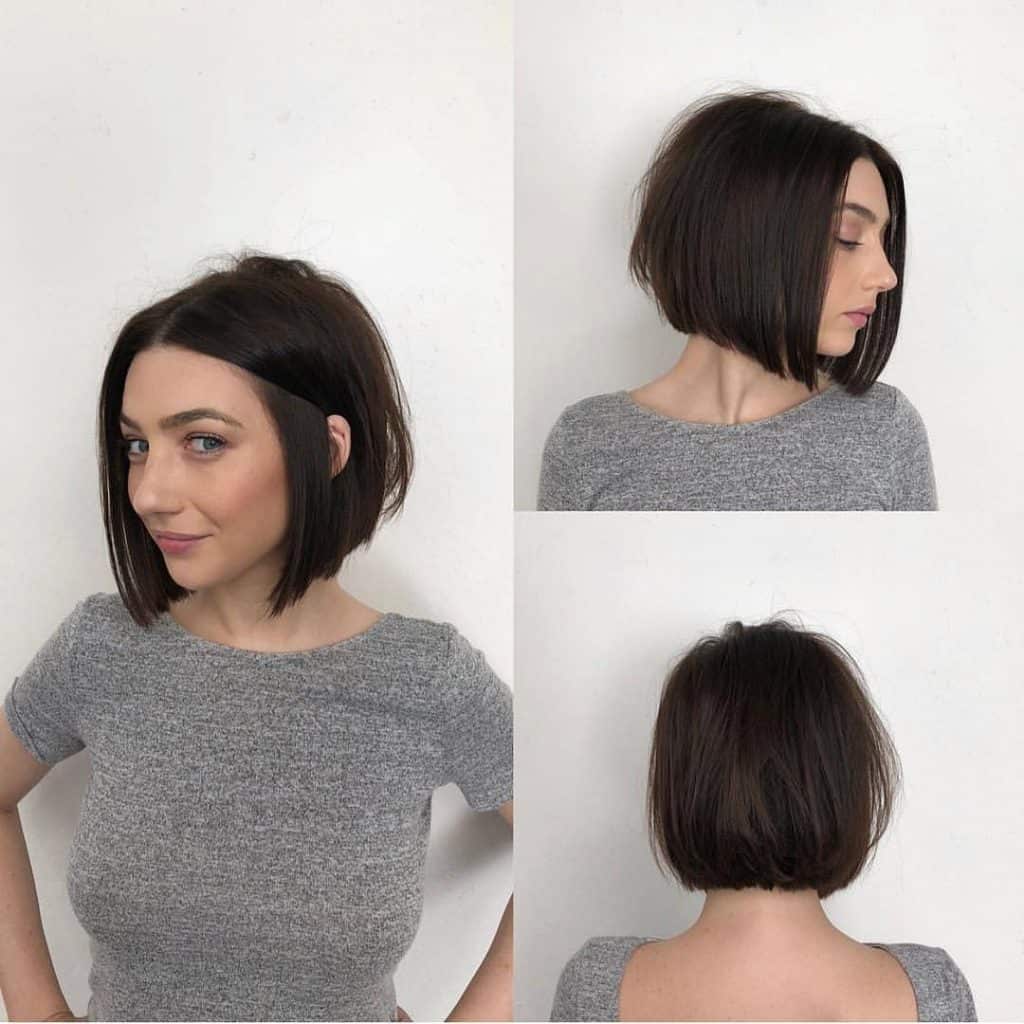 Soft, blunt bob 