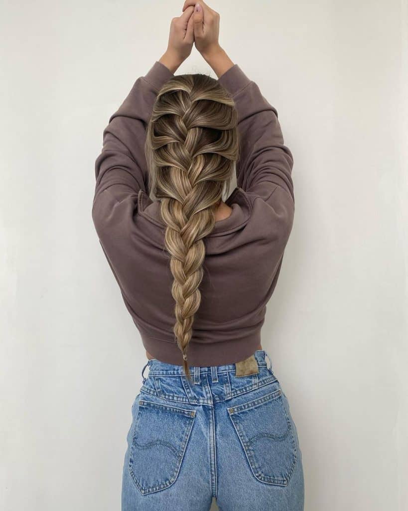 Swipe to see my braid before and after I pulled it apart! Can you belie