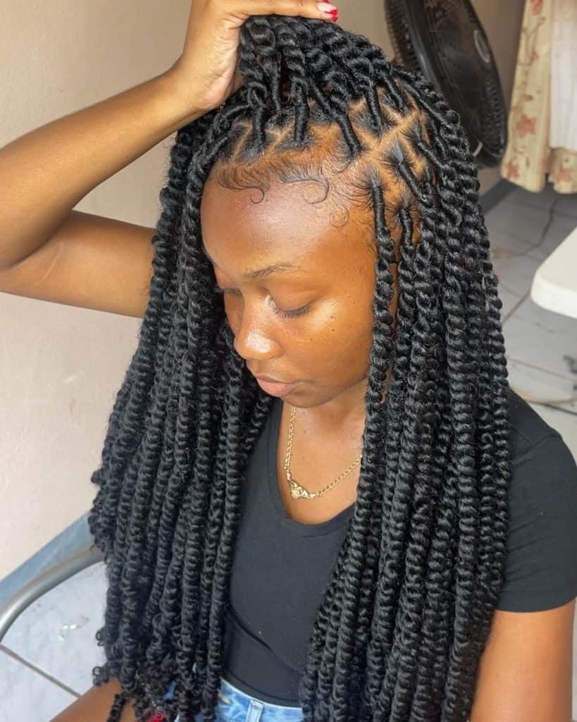 #fauxlocs #protectivestyles #boxbraids #braids #knotlessbraids #locs #naturalhair #goddessbraids #boholocs #bohemianlocs #feedinbraids #atlbraids #crochetbraids #hair