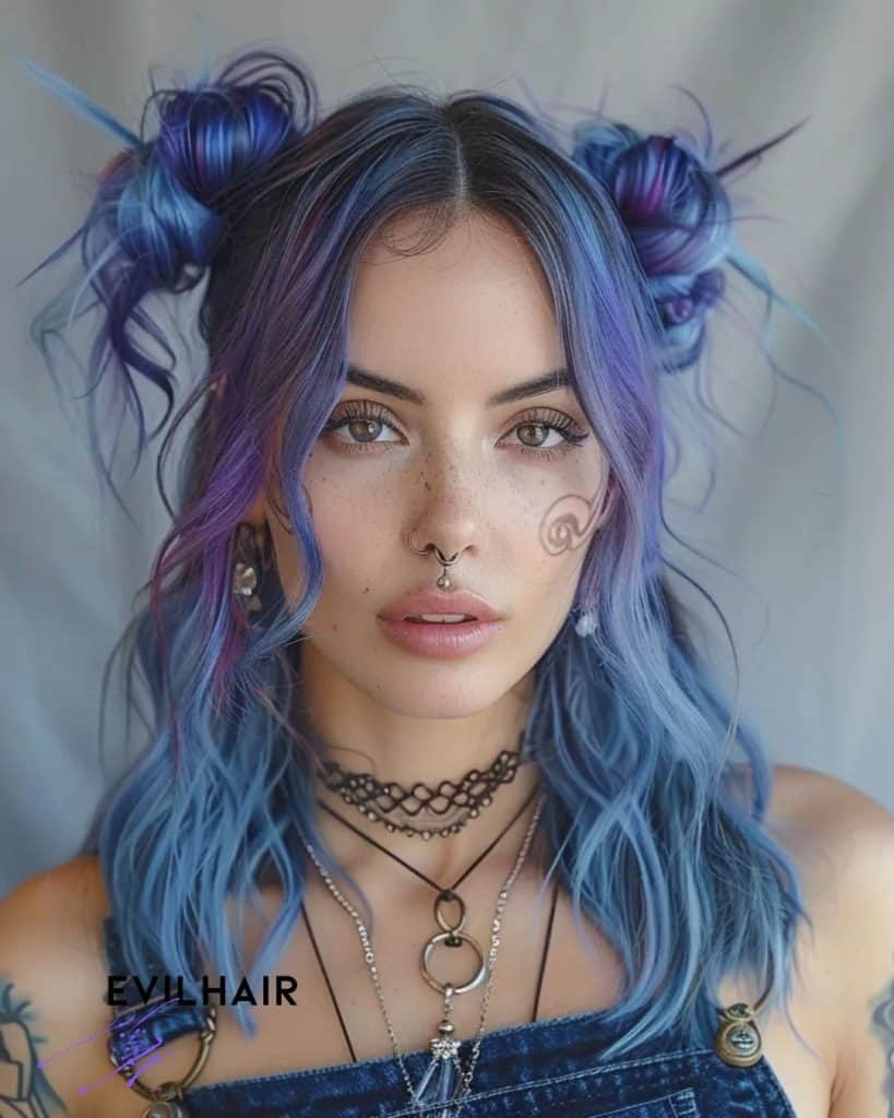 blue hair updo (3)