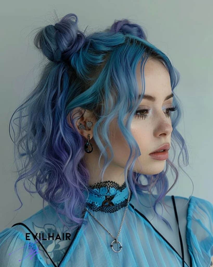 blue hair updo (3)