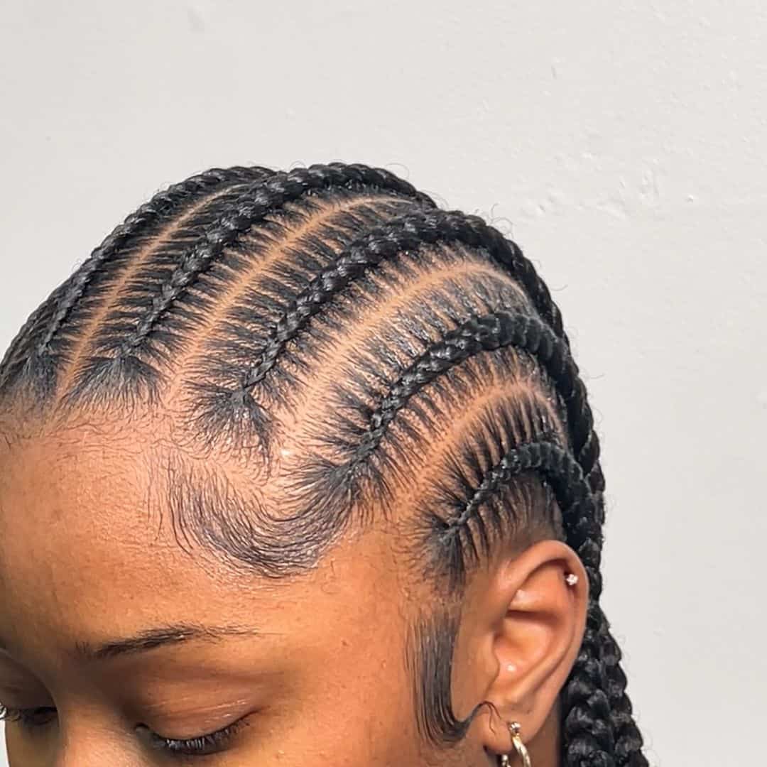 33 Inspirations pour des tresses collées uniques