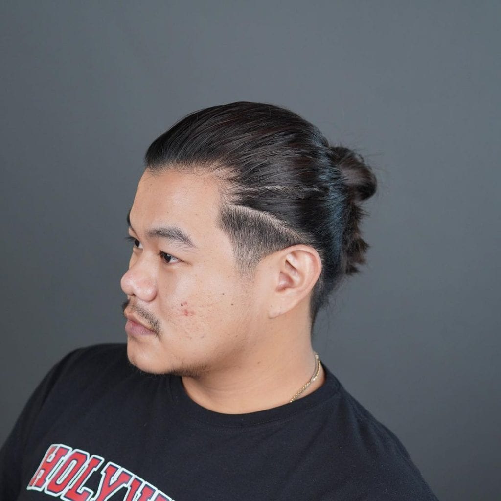 undercut man bun manbun long hair (2)